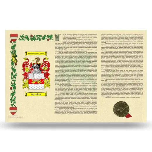 Ap robyn Armorial History Landscape Style