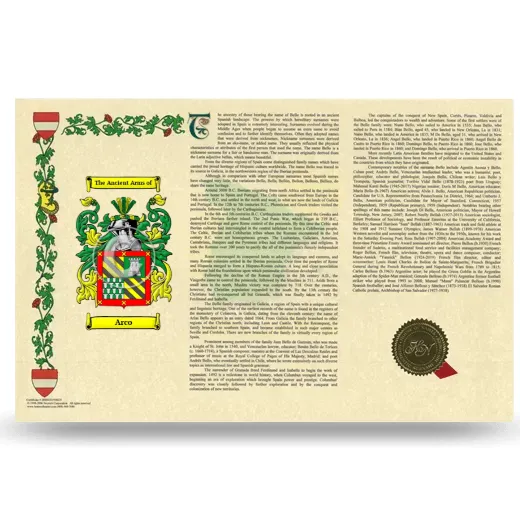 Arco Armorial History Landscape Style