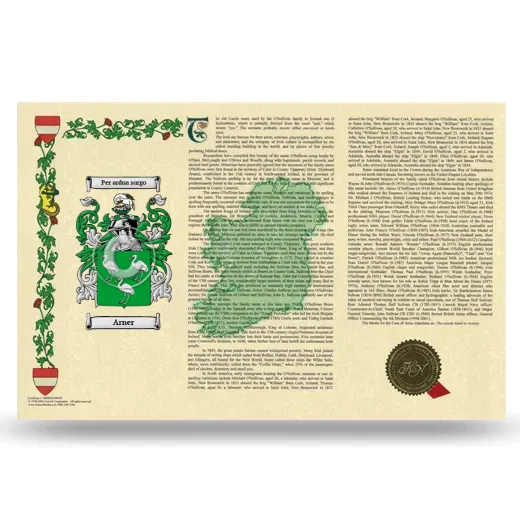 Arner Armorial History Landscape Style