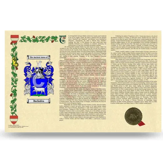 Bachofen Armorial History Landscape Style