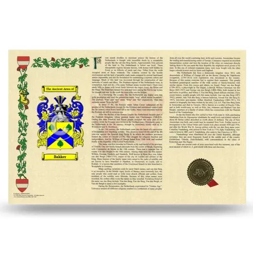 Bakker Armorial History Landscape Style