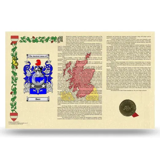 Barr Armorial History Landscape Style