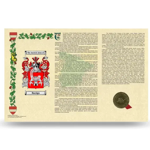 Barriga Armorial History Landscape Style