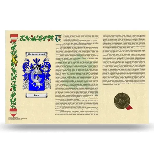 Baut Armorial History Landscape Style
