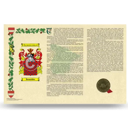 Bermúdez Armorial History Landscape Style
