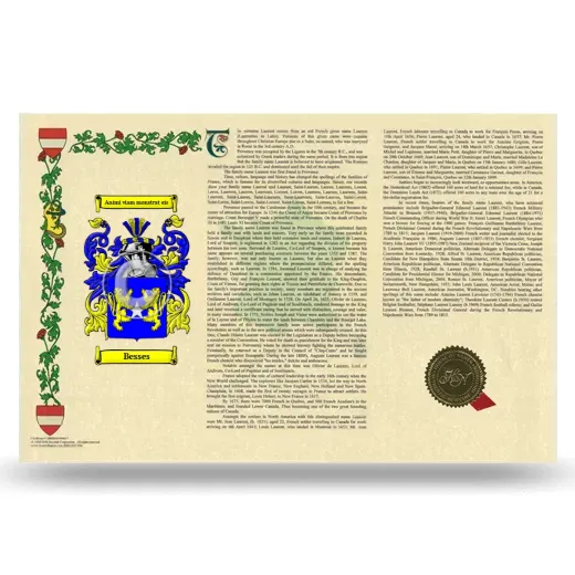 Besses Armorial History Landscape Style