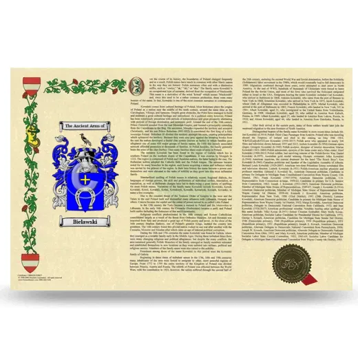 Bielawski Armorial History Landscape Style