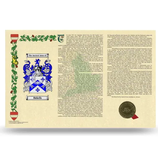 Birkells Armorial History Landscape Style