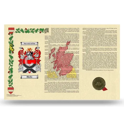 Blacks Armorial History Landscape Style