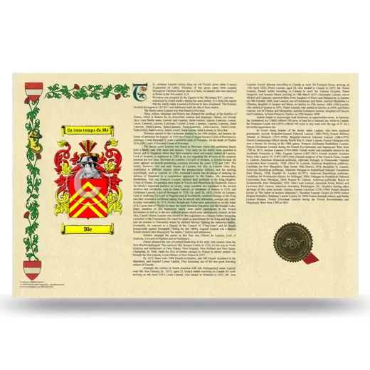 Ble Armorial History Landscape Style