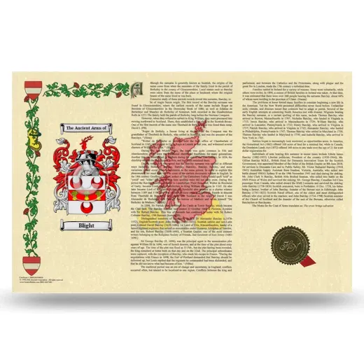 Blight Armorial History Landscape Style