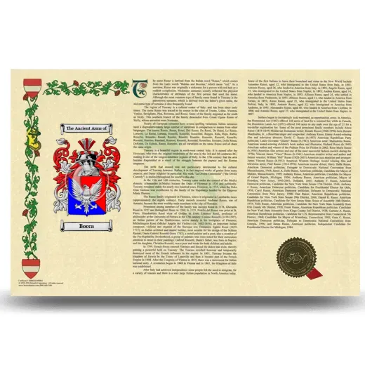 Bocca Armorial History Landscape Style