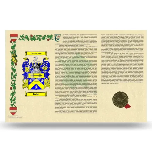 Bodat Armorial History Landscape Style