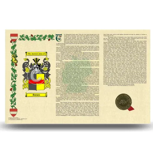 Bornes Armorial History Landscape Style