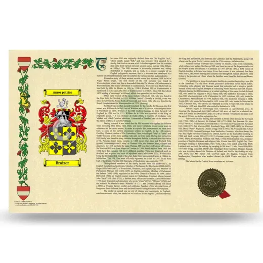 Braizer Armorial History Landscape Style