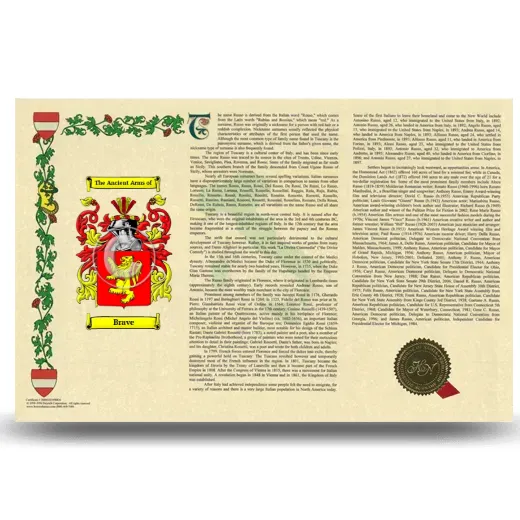 Brave Armorial History Landscape Style