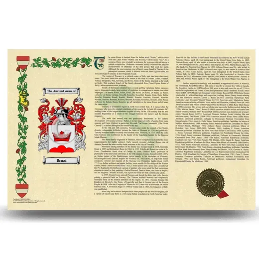 Bruzi Armorial History Landscape Style