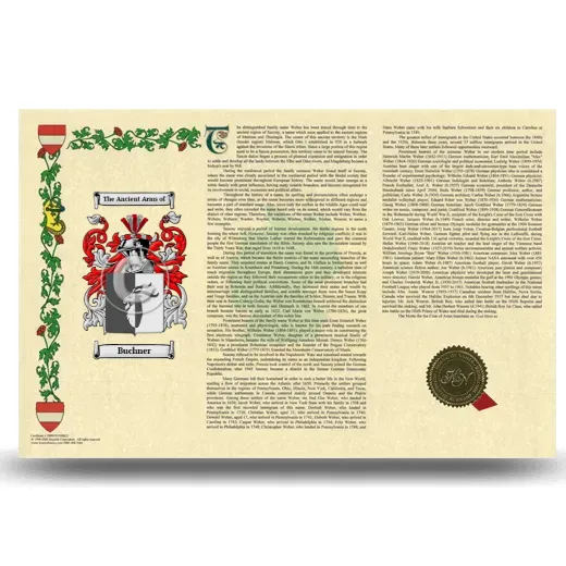 Buchner Armorial History Landscape Style