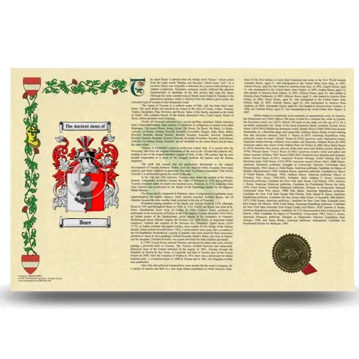 Bure Armorial History Landscape Style