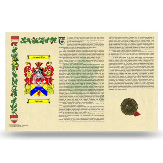 Caison Armorial History Landscape Style