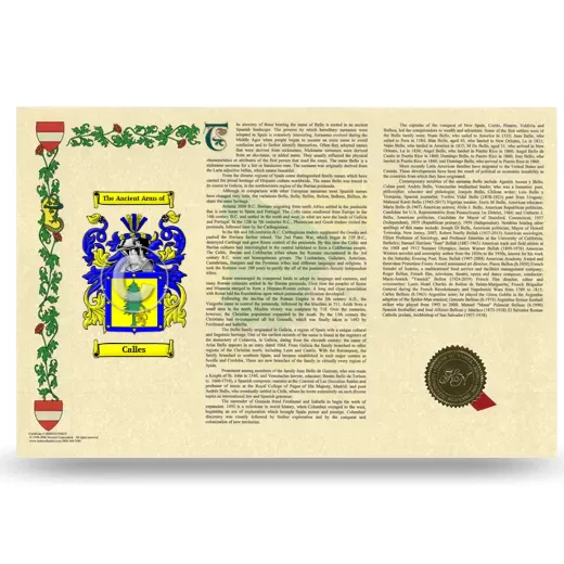 Calles Armorial History Landscape Style
