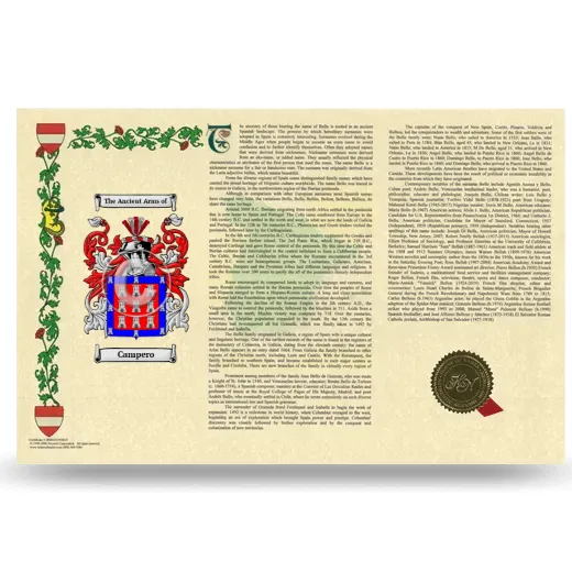 Campero Armorial History Landscape Style