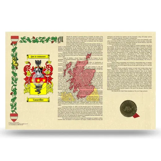 Canceller Armorial History Landscape Style