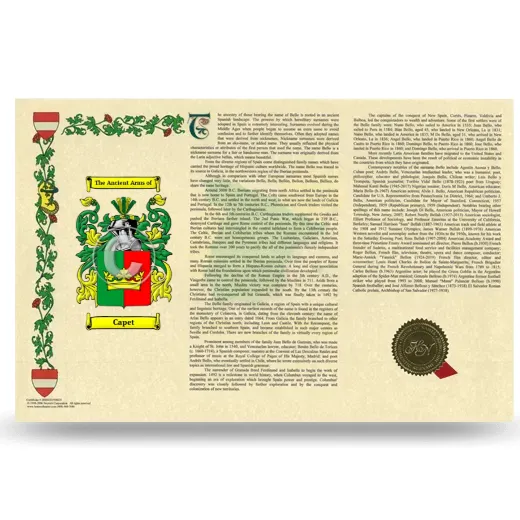 Capet Armorial History Landscape Style