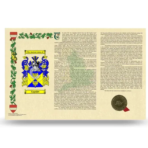Capulet Armorial History Landscape Style