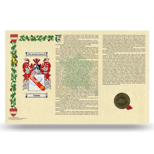 Carnu Armorial History Landscape Style