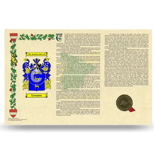 Cervantes Armorial History Landscape Style