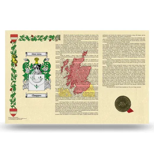 Chappes Armorial History Landscape Style