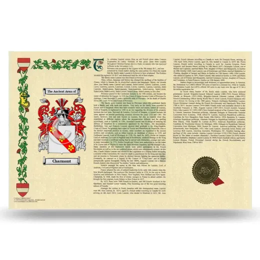Charmant Armorial History Landscape Style