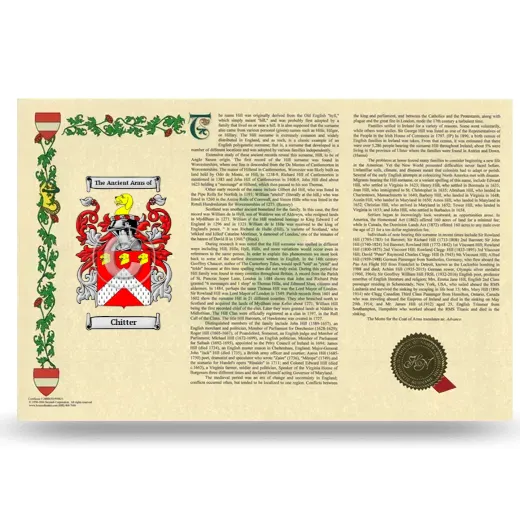 Chitter Armorial History Landscape Style