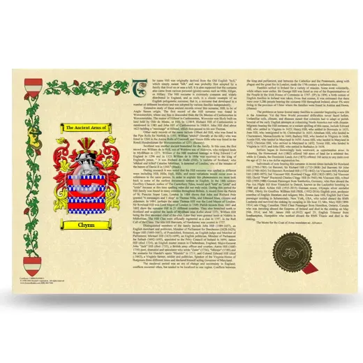 Chynn Armorial History Landscape Style