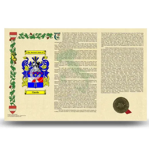 Ciardo Armorial History Landscape Style