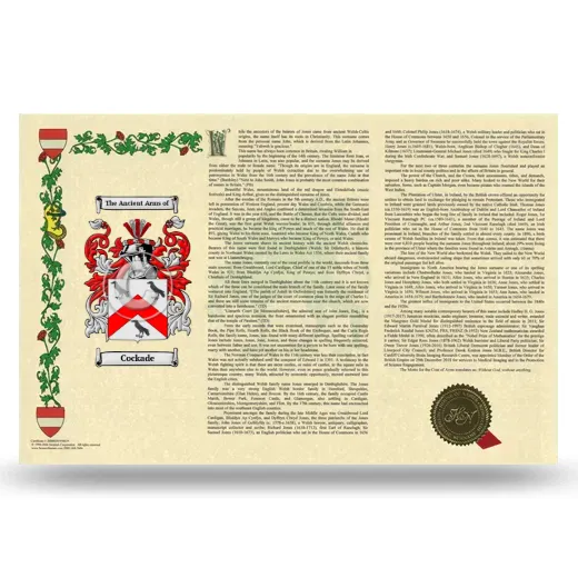 Cockade Armorial History Landscape Style