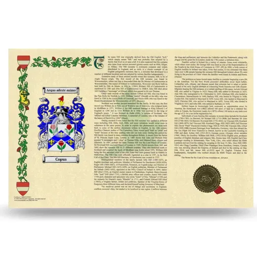 Copus Armorial History Landscape Style