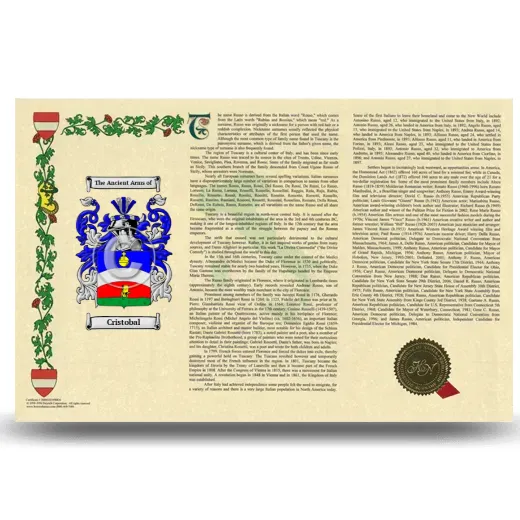 Cristobal Armorial History Landscape Style