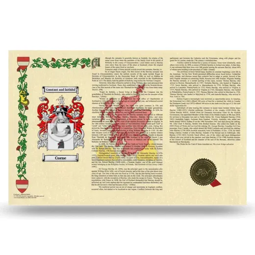 Cuene Armorial History Landscape Style