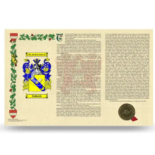 Dalkeith Armorial History Landscape Style