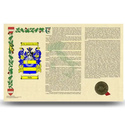Dalu Armorial History Landscape Style