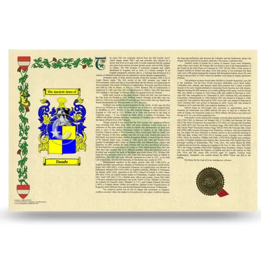 Dande Armorial History Landscape Style