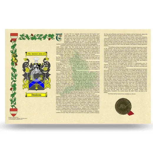 Danisom Armorial History Landscape Style
