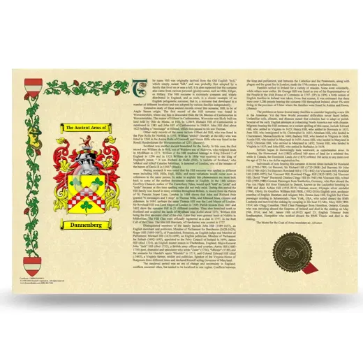 Dannenberg Armorial History Landscape Style