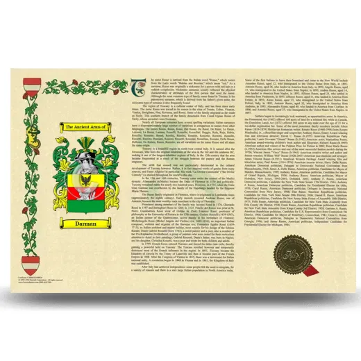 Darman Armorial History Landscape Style