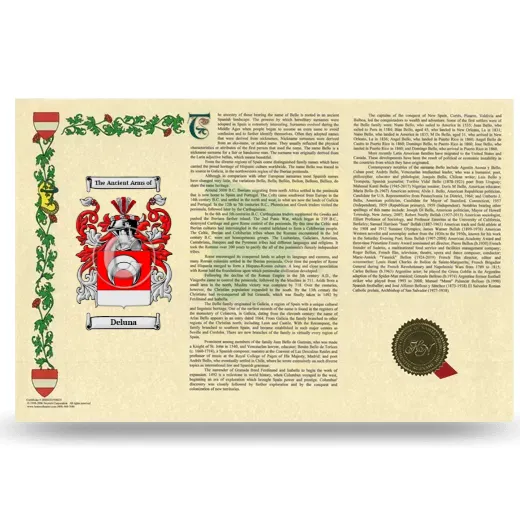Deluna Armorial History Landscape Style