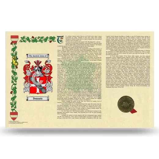 Demaris Armorial History Landscape Style