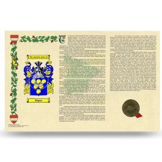 Depaz Armorial History Landscape Style