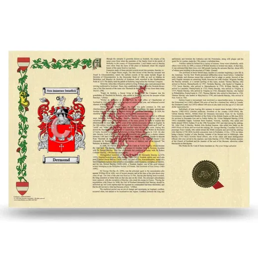 Dermond Armorial History Landscape Style